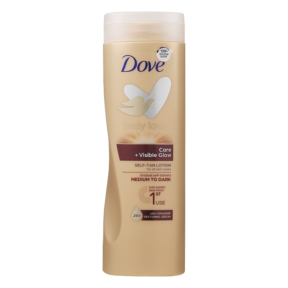 Dove Lotion Visible Glow Medium/Dark 250ml