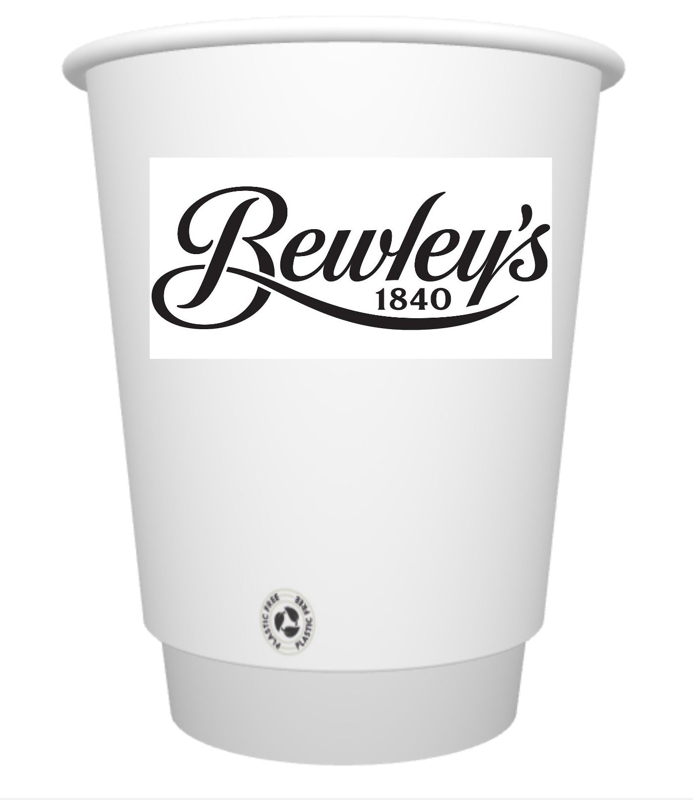 Bewleys WHITE 16OZ DW PLASTIC FREE CUP - 500 (Warehouse Only)