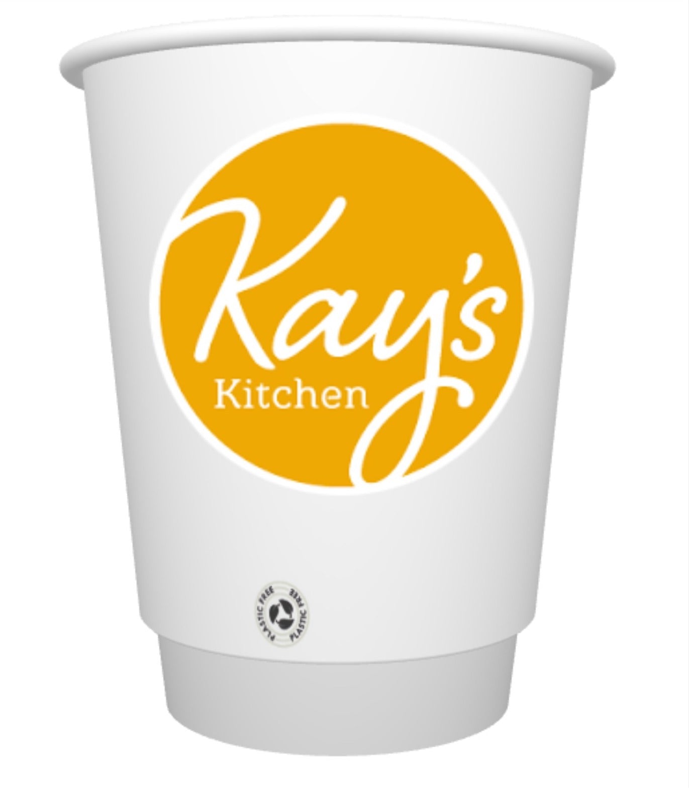 Kays Kitchen WHITE 16OZ DW PLASTIC FREE CUP - 500 (Blanchardstown Only)