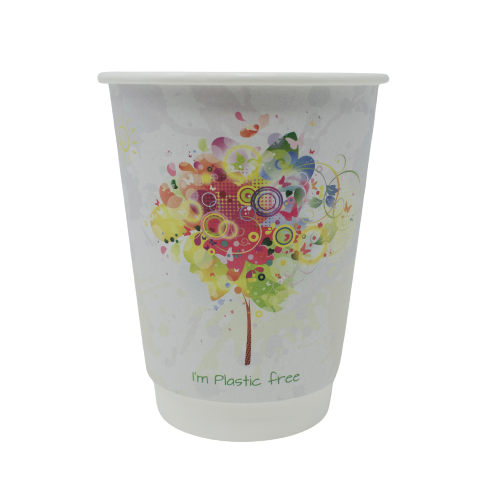 COLOUR TREE 12OZ DW P2P CUP - 500 (Shop St Only)