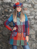 Emma Tweed Herringbone Coat - Donegal Red
