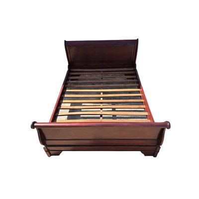 Classic Mahogany Sleigh Bed Low End