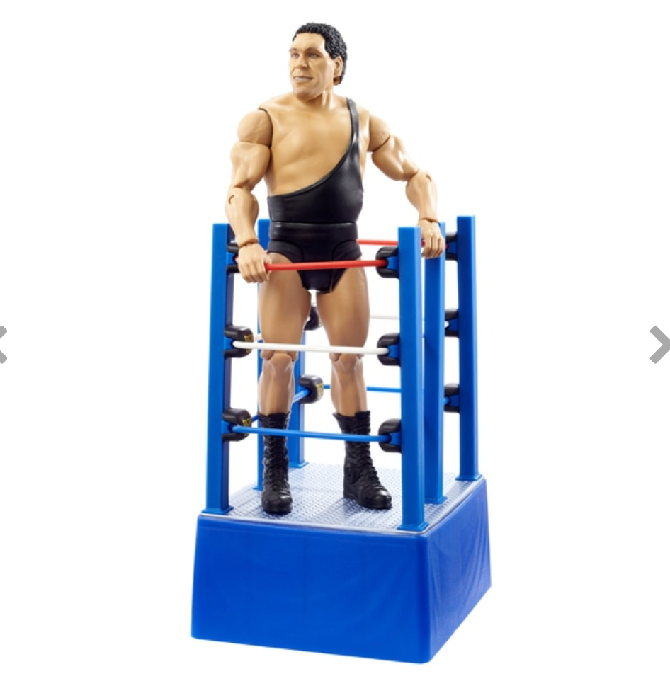 WWE WrestleMania Moments Andre The Giant and Ring Cart